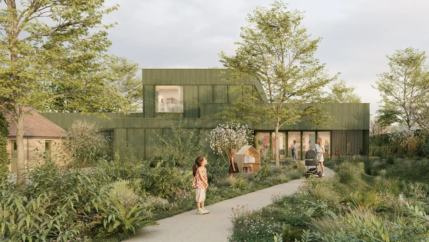 Une nouvelle crèche bioclimatique de 60 berceaux se construit à Morigny-Champigny